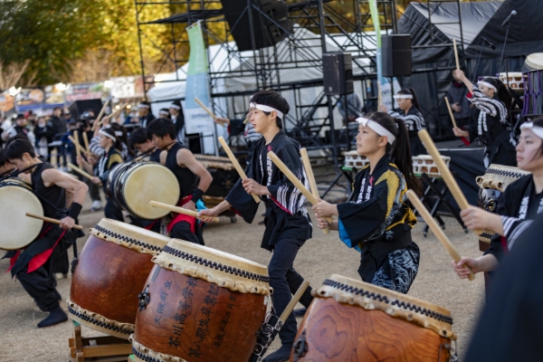 昨年の和太鼓部