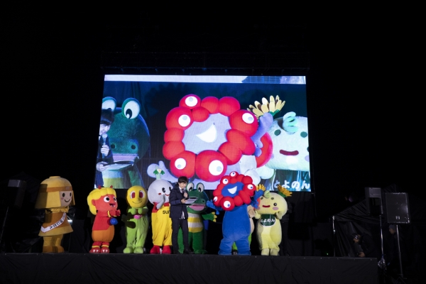 昨年の人気キャラクーの様子